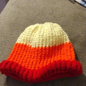 Handmade loom Hat made with a hair tie